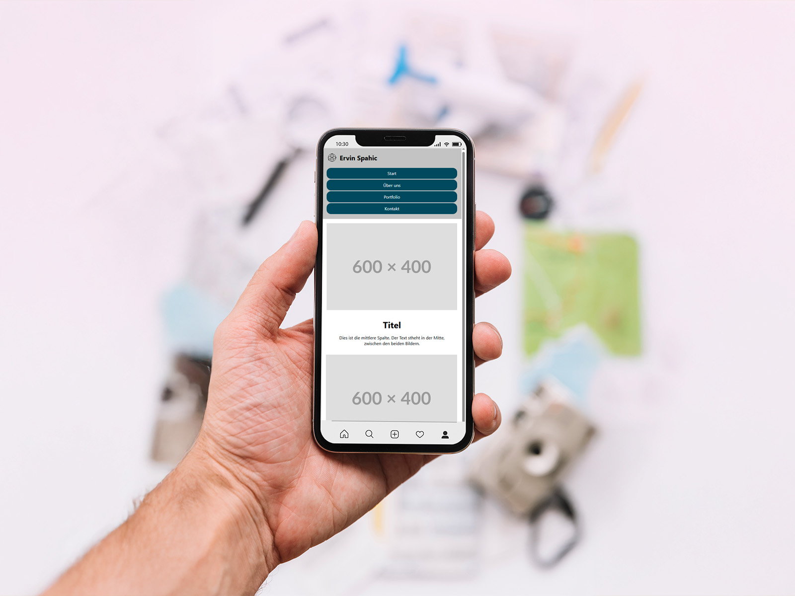 Header Menü Responsive Design